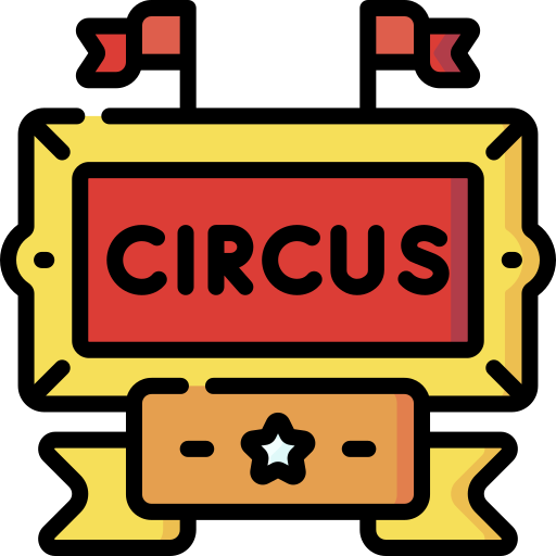 circo Special Lineal color icono