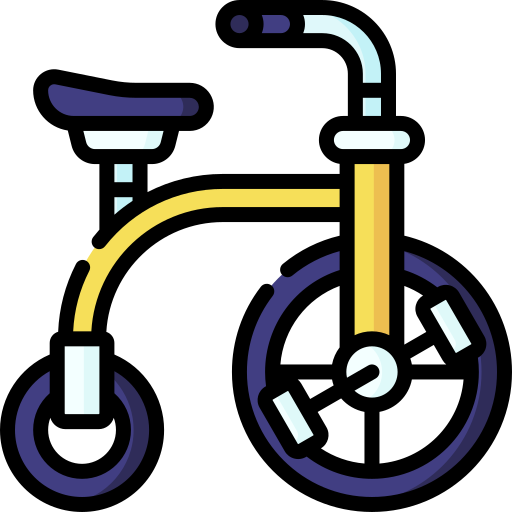 bicicleta acrobática Special Lineal color Ícone