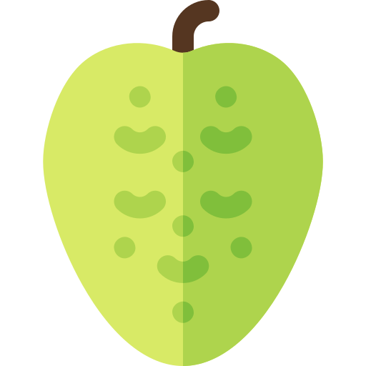 jabłko custard Basic Rounded Flat ikona