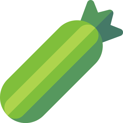 Zucchini Basic Rounded Flat icon