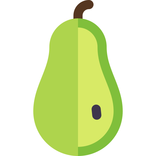 Pear Basic Rounded Flat icon