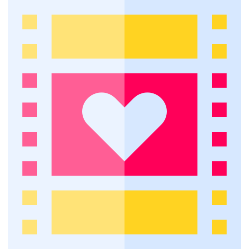 romantischer film Basic Straight Flat icon