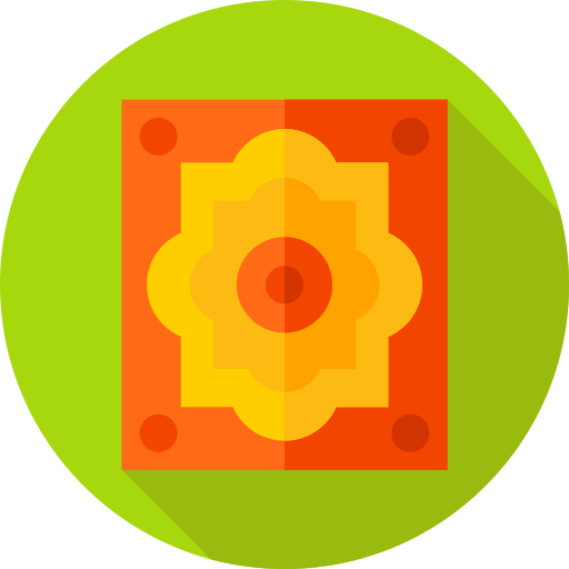 Mandala Flat Circular Flat icon