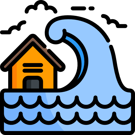 Tsunami Special Lineal color icon