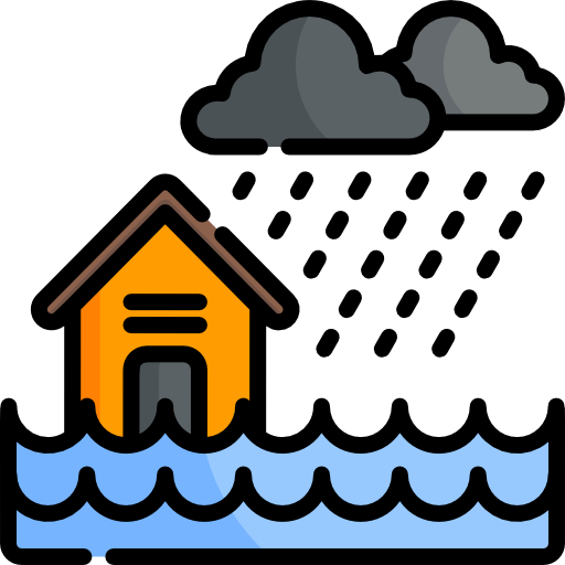 Flood Special Lineal color icon