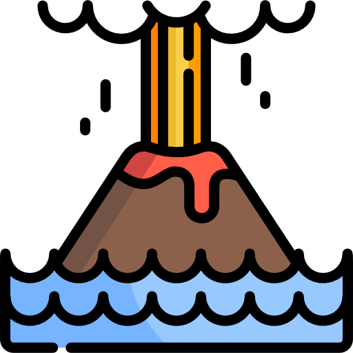 erupción Special Lineal color icono