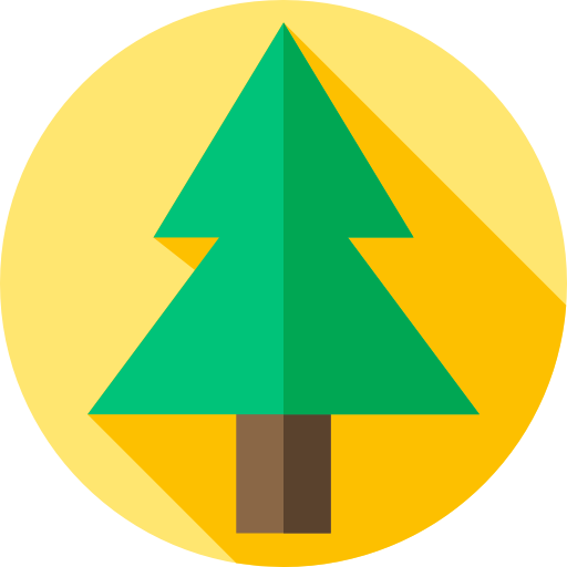 木 Flat Circular Flat icon