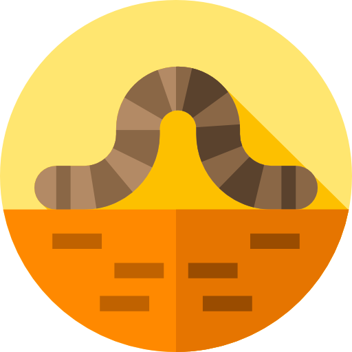 벌레 Flat Circular Flat icon