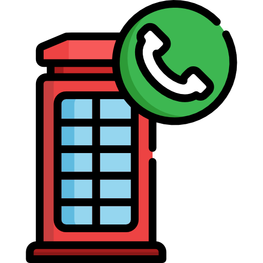 電話ボックス Special Lineal color icon