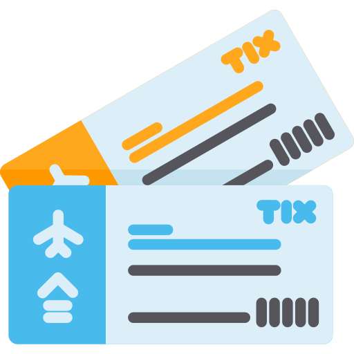Plane ticket Special Flat icon