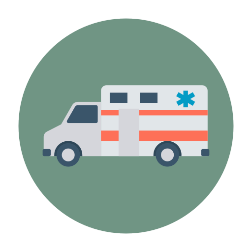 ambulancia Dinosoft Circular icono
