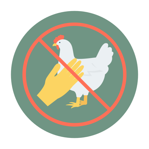 鶏肉はありません Dinosoft Circular icon