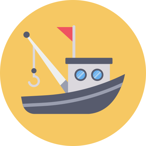Boat Dinosoft Circular icon