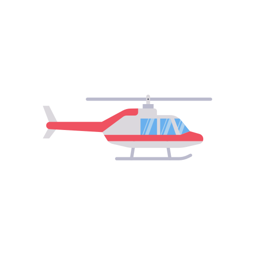 헬리콥터 Dinosoft Flat icon