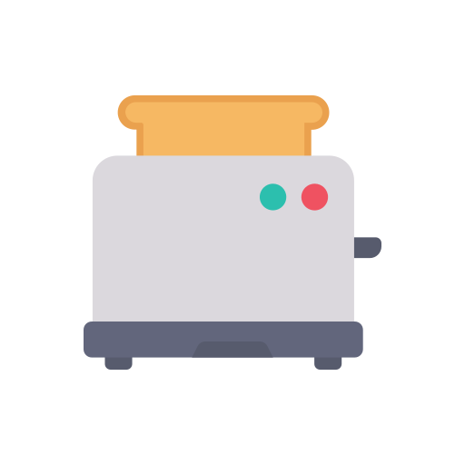 toaster Dinosoft Flat icon