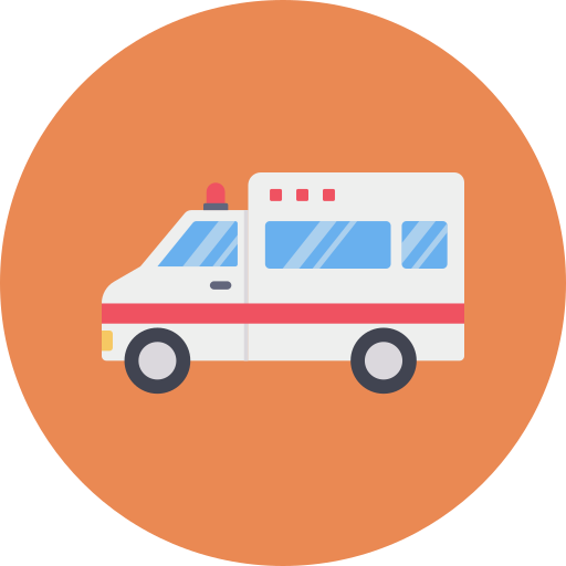 Ambulance Dinosoft Circular icon