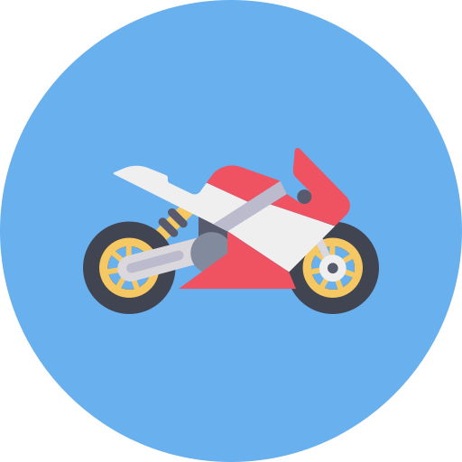 motorfiets Dinosoft Circular icoon