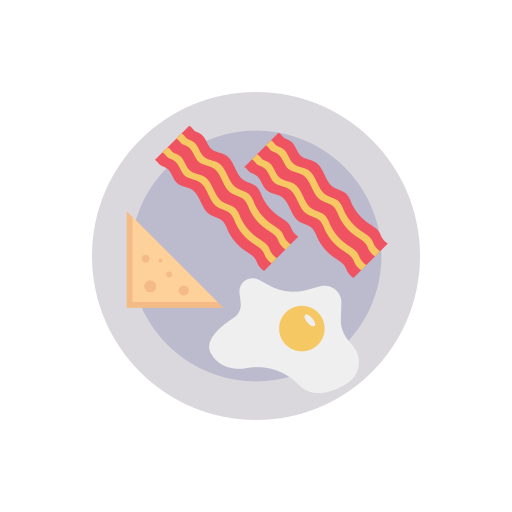 Breakfast Dinosoft Flat icon