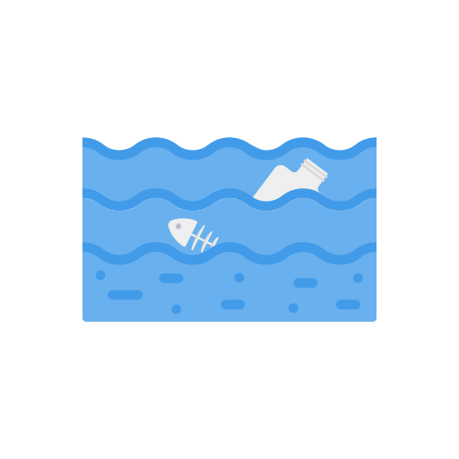 水質汚染 Dinosoft Flat icon