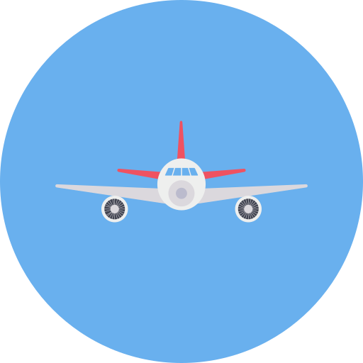 vliegtuig Dinosoft Circular icoon