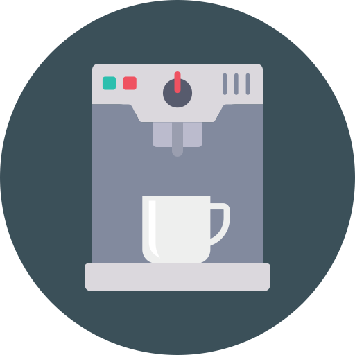 Coffee maker Dinosoft Circular icon