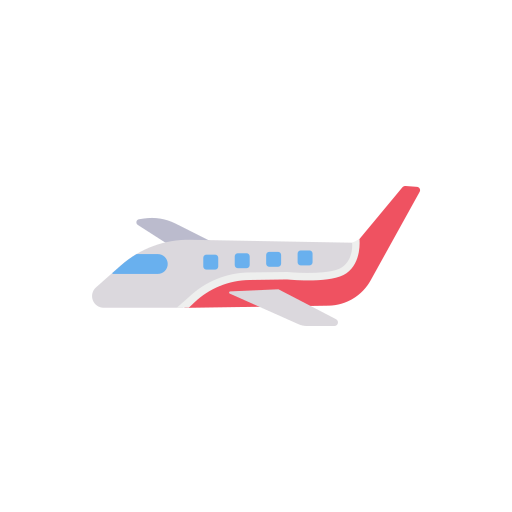Airplane Dinosoft Flat icon