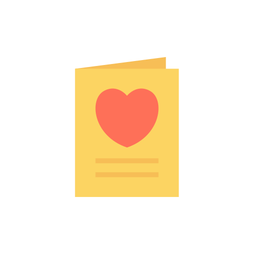 Love letter Dinosoft Flat icon