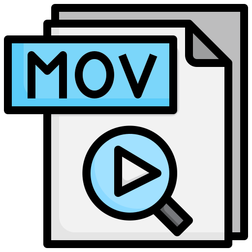 mov 파일 Surang Lineal Color icon