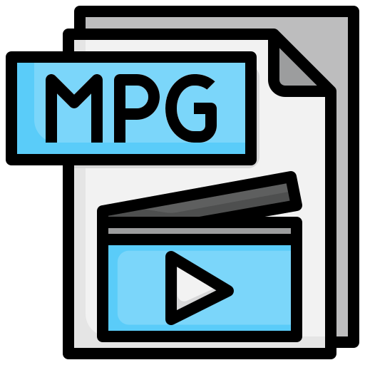 mpg 파일 Surang Lineal Color icon