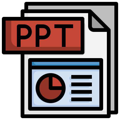 Ppt file Surang Lineal Color icon