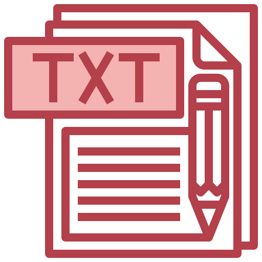 txtファイル Surang Red icon