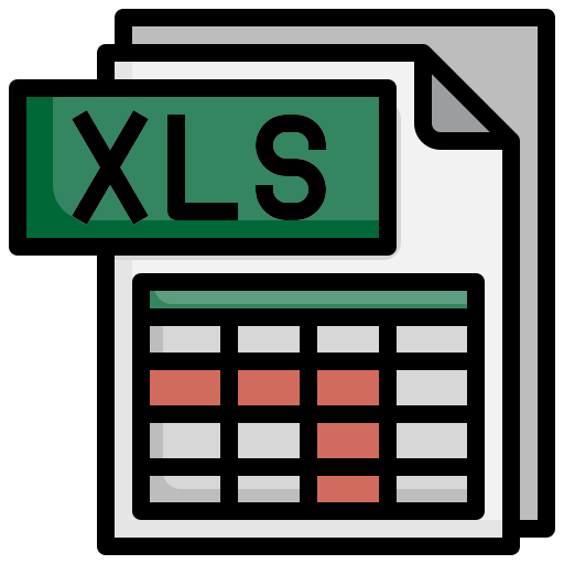 xlsファイル Surang Lineal Color icon