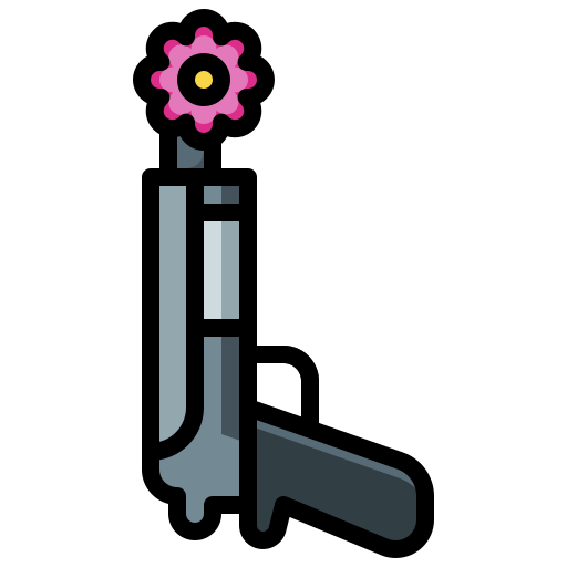 arme à feu Surang Lineal Color Icône