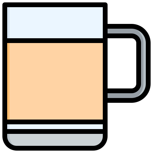 irischer kaffee Surang Lineal Color icon