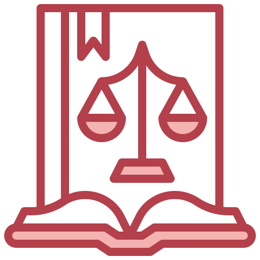 Law book Surang Red icon