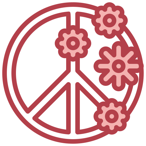 Знак мира Surang Red иконка