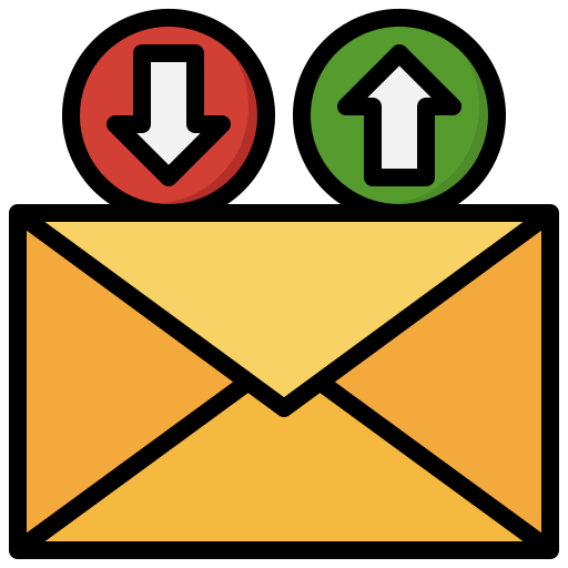correo Surang Lineal Color icono