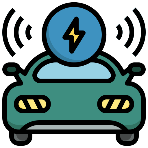 Autonomous car Surang Lineal Color icon