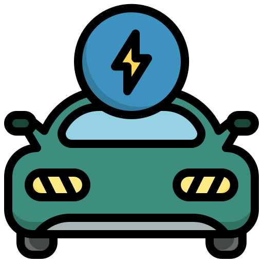 elektroauto Surang Lineal Color icon