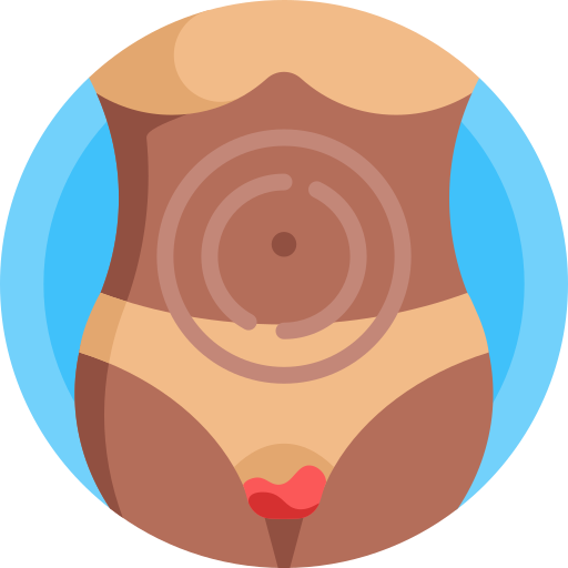 menstruación Detailed Flat Circular Flat icono