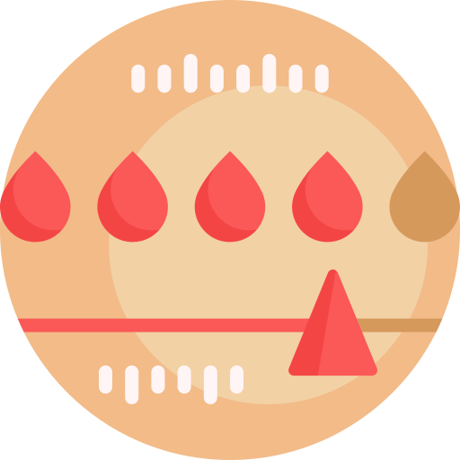 bloeden Detailed Flat Circular Flat icoon