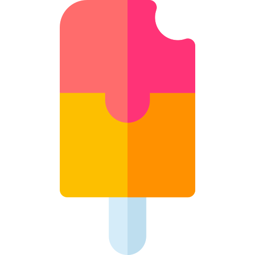 Мороженое Basic Rounded Flat иконка