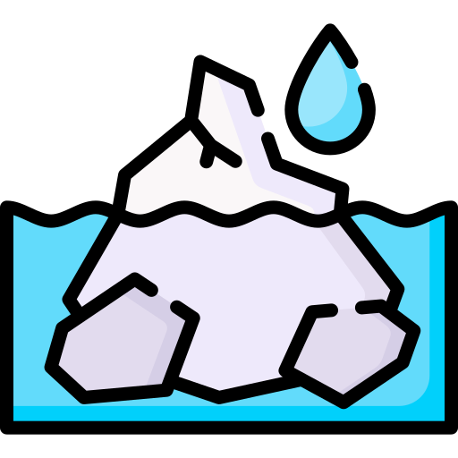glaciares Special Lineal color icono