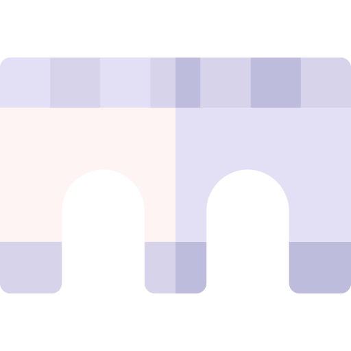 Bridge Basic Rounded Flat icon