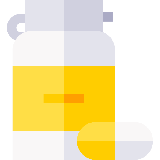 vitaminas Basic Straight Flat icono