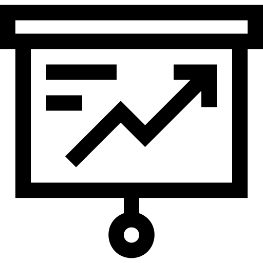 rapports Basic Straight Lineal Icône