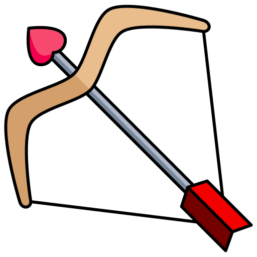 cupidon Generic Thin Outline Color Icône