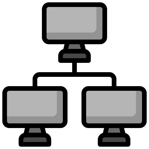 computer Surang Lineal Color icona