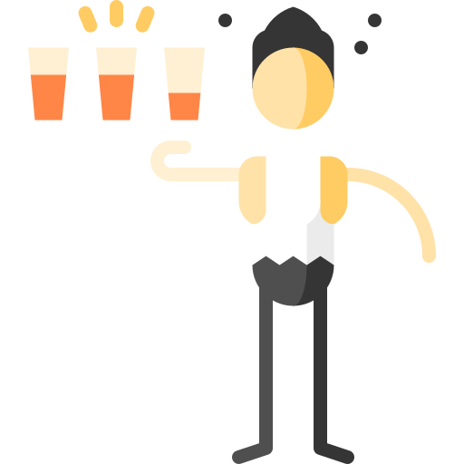 Binge drinking Puppet Characters Flat icon