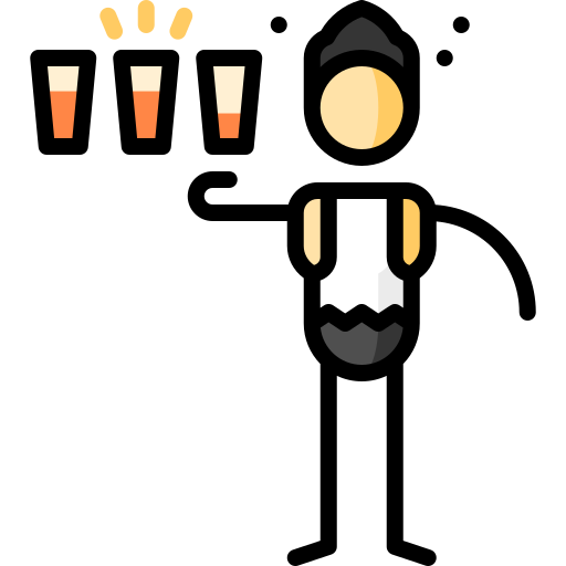 Пьянство Puppet Characters Lineal Color иконка
